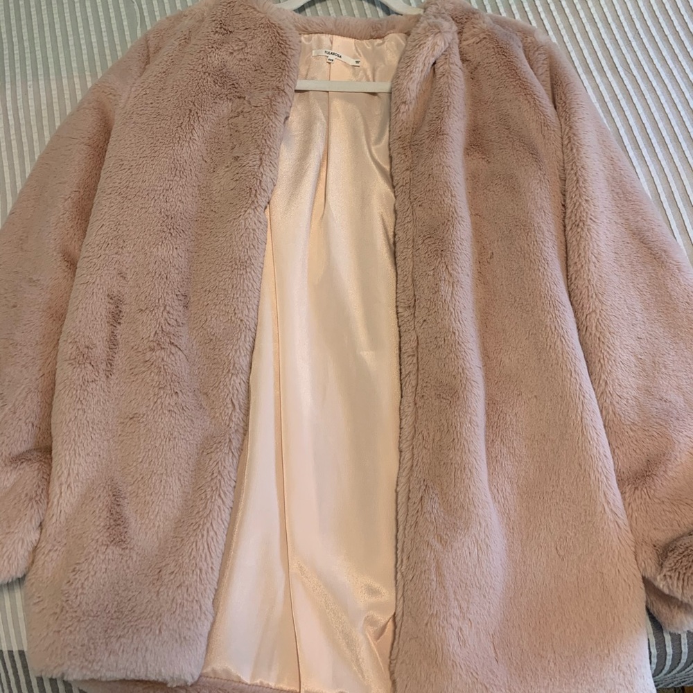 Faux fur coat